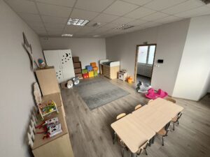Prywatny Żłobek Ciuchcia Bukowno pierwsza sala zabaw montessori