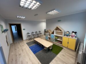 Prywatny Żłobek Ciuchcia Bukowno sala zabaw dostosowana dla najmłodszych