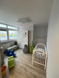 Prywatny Żłobek Ciuchcia Bukowno sypialnia dla dzieci